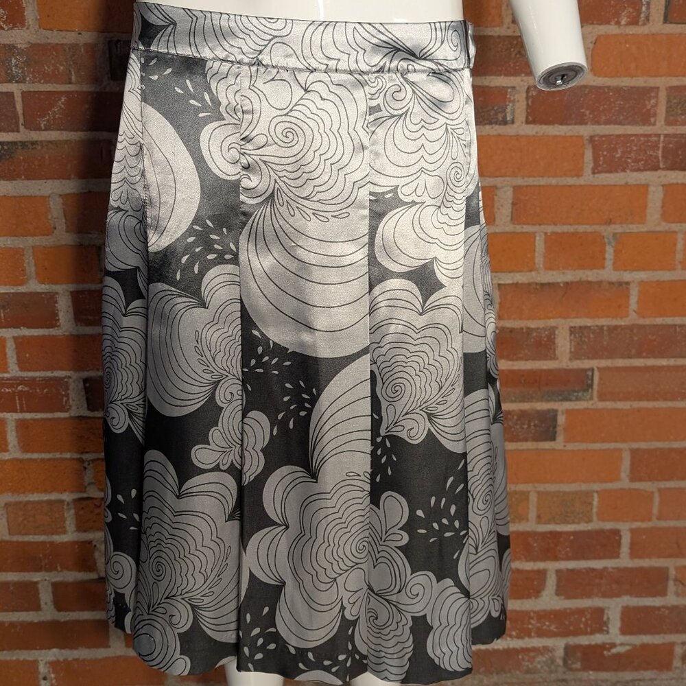 Vintage H&M Satin Grey Skirt